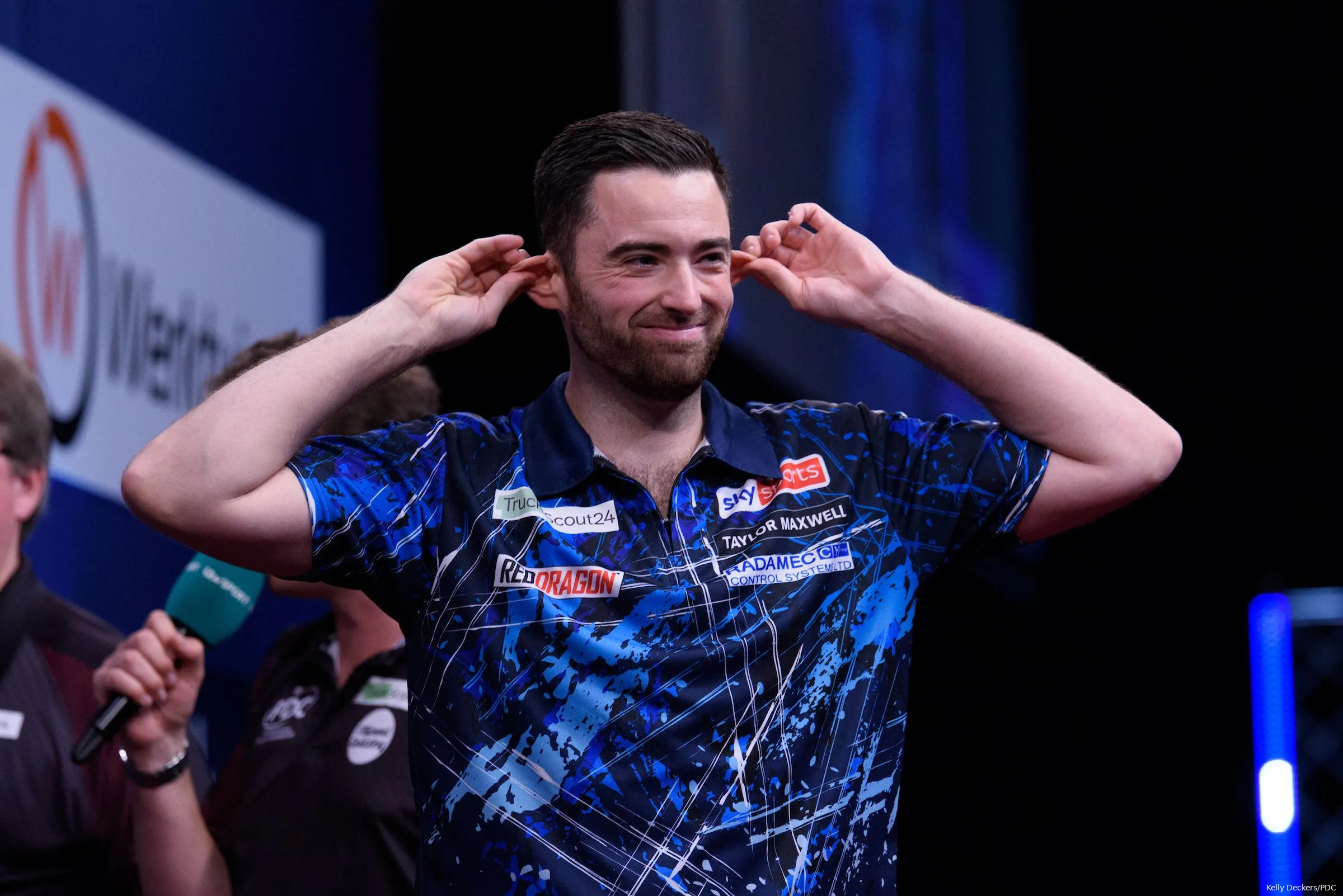 "Actually looking forward to playing darts again" Luke Humphries 'nice